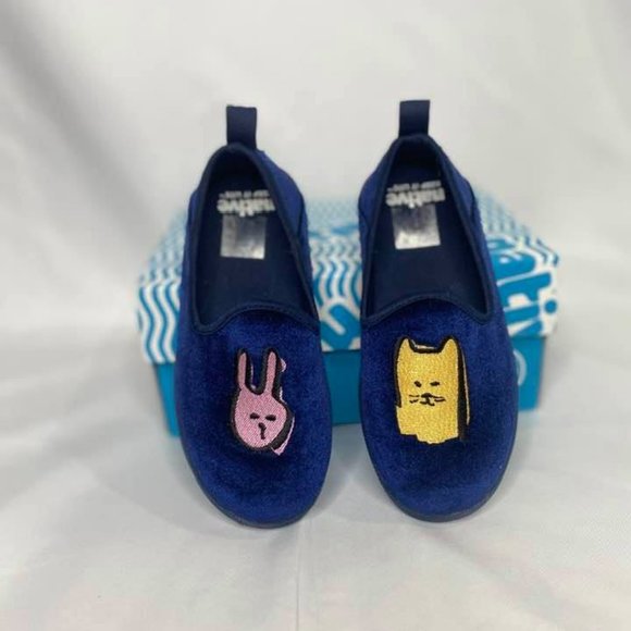 NATIVE Youth sz 11 Malibu Velvet loafers - Picture 11 of 13